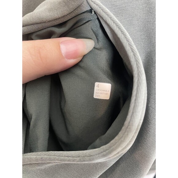 Lululemon Jacket Womens 4 Green Softstreme Cinch Waist Belt Full Zip Athletic - Picture 6 of 8